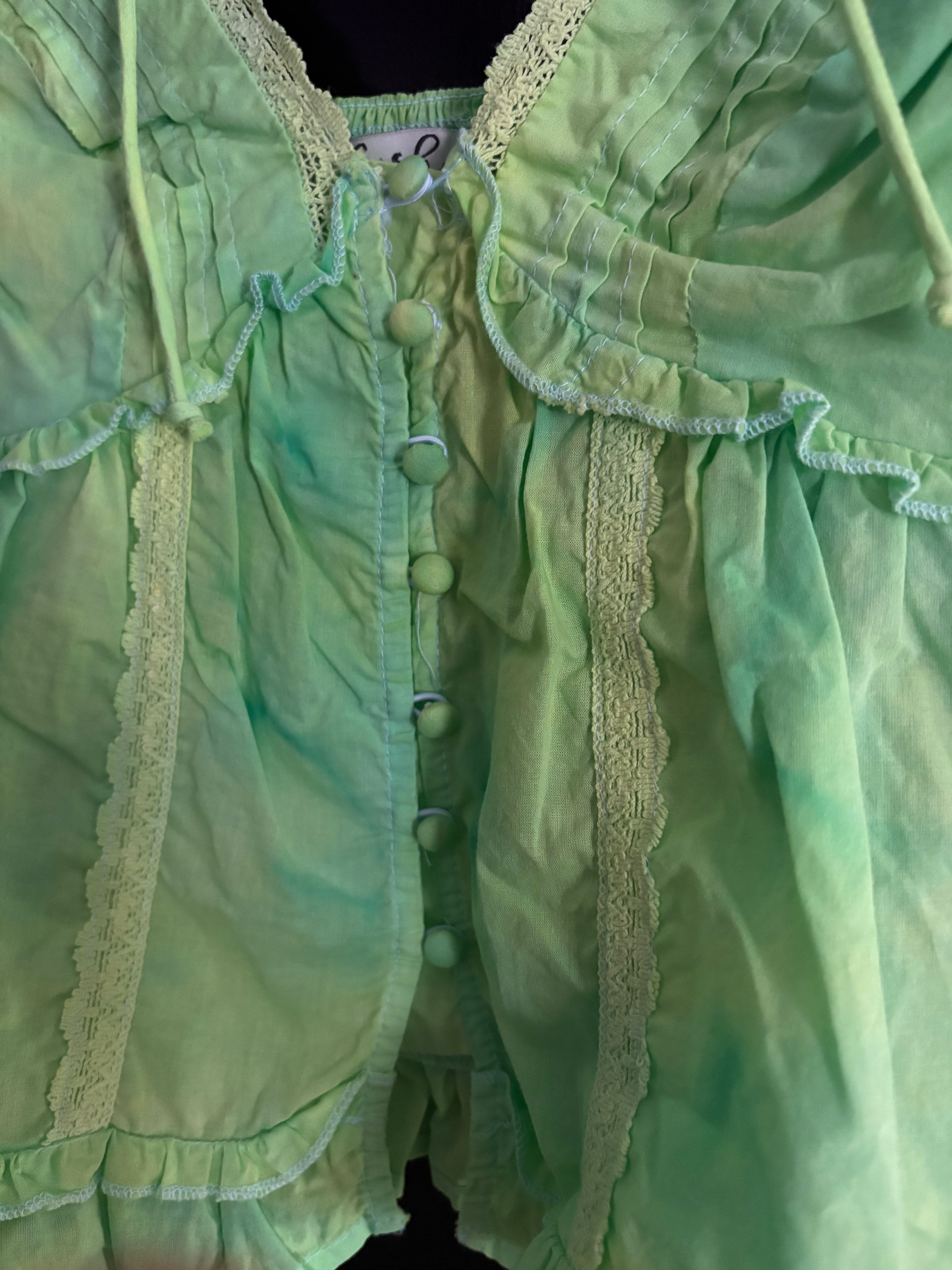 Lime Pop Peplum L