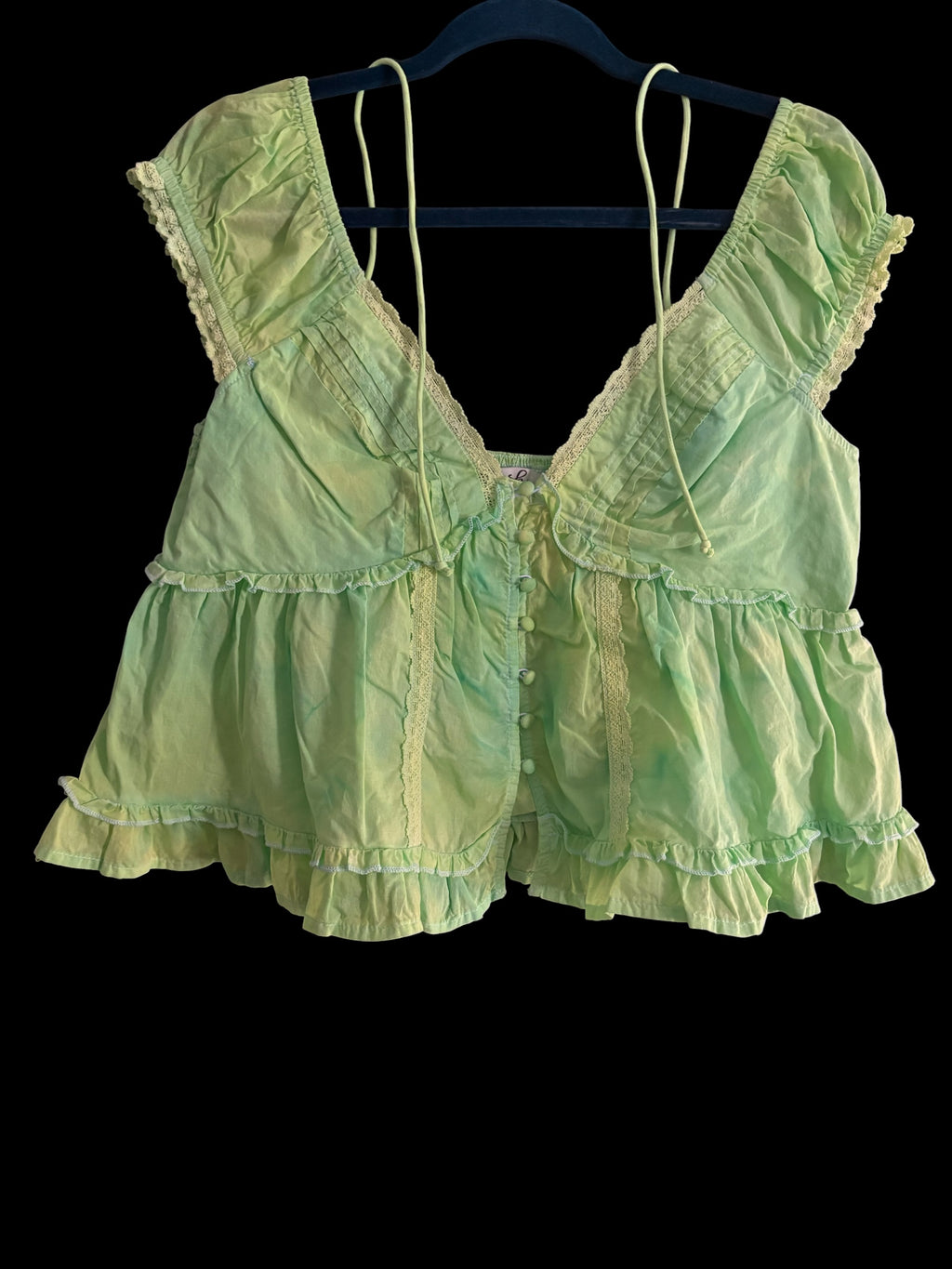 Lime Pop Peplum L