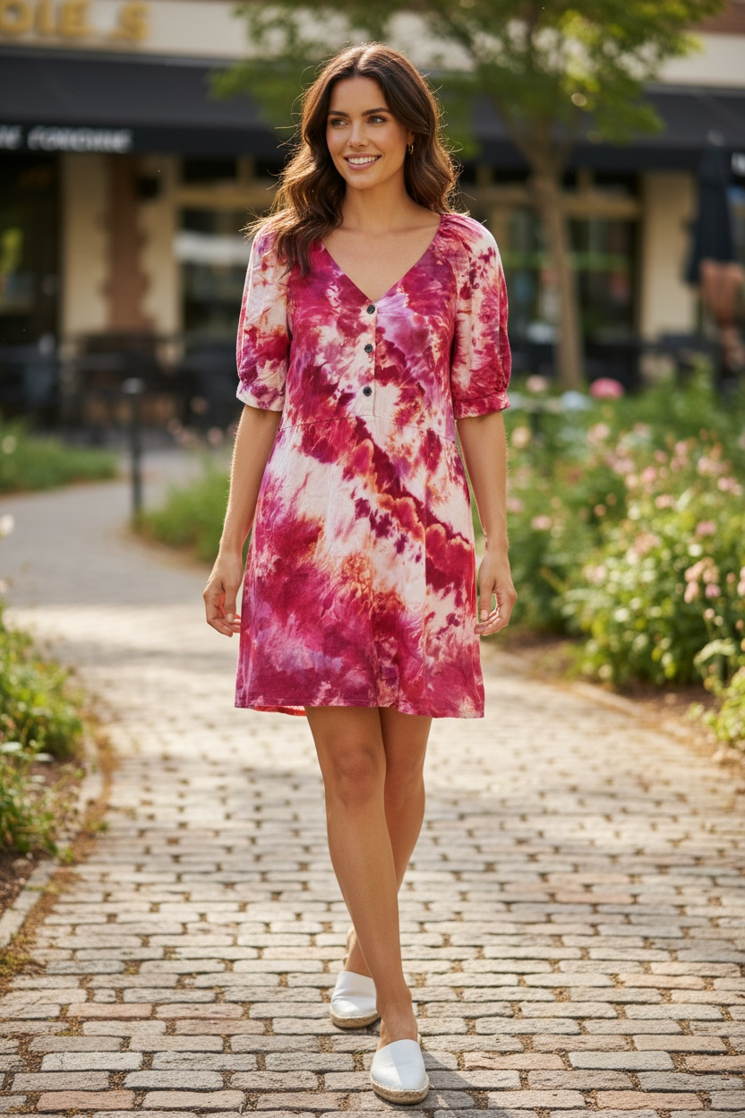 Sunset on Fire Dress M